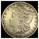 1892-S Silver Morgan Dollar NEARLY UNCIRCULATED