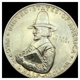 1920 Silver Pilgrim Tercentenary Half Dollar UNCIR