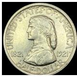 1921 Missouri Centennial Half Dollar CHOICE AU