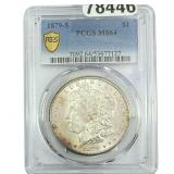 1879-S Morgan Silver Dollar PCGS MS64