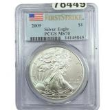 2009 Silver Eagle PCGS MS70