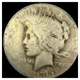 1935 Silver Peace Dollar NEARLY UNCIRCULATED