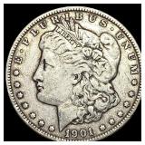 1901 Morgan Silver Dollar NEARLY UNCIRCULATED