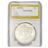 1879-S Morgan Silver Dollar PGA MS66