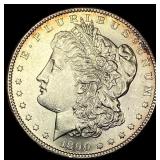 1890-S Silver Morgan Dollar CHOICE BU