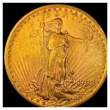 1908 No Motto Saint-Gaudens $20 Gold Double Eagle