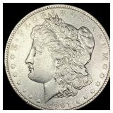 1901 Morgan Silver Dollar CLOSELY  UNCIRCULATED
