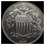 1867 Shield Nickel HIGH GRADE