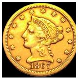 1867-S $2.50 Gold Quarter Eagle
