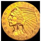 1916-S $5 Gold Half Eagle