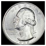 1935-S Silver Washington Quarter UNCIRCULATED