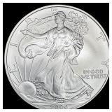2006-W Silver American Eagle $1 SUPERB GEM BU