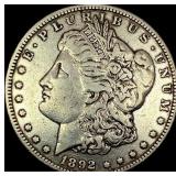 1892 Silver Morgan Dollar LIGHTLY CIRCULATED