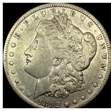 1892-O Silver Morgan Dollar ABOUT UNCIRCULATED