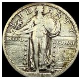 1919-D Silver Standing Liberty Quarter NEARLY UNCI