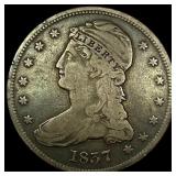 1837 Capped Bust Half Dollar ABOUT UNCIRCULATED