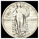 1928-S Silver Standing Liberty Quarter LIGHTLY CIR