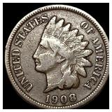 1908-S Indian Head Cent NICELY CIRCULATED