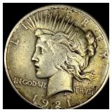 1921 Silver Peace Dollar LIGHTLY CIRCULATED