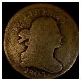 1807 Copper Half Cent Draped Bust NICELY CIRCULATE