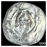 1250-1300 Germany SIlver Hand Heller NEARLY UNCIRC