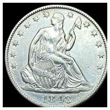1848-O Silver Half Dollar CLOSELY  UNCIRCULATED