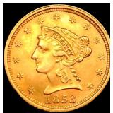 1853 $2.50 Gold Quarter Eagle