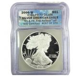 2006-W Silver Eagle ICG PR70 DCAM