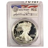 2000-P Silver Eagle PCGS PR69 DCAM Reagan Lagacy
