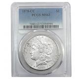 1878-CC Morgan Silver Dollar PCGS MS63