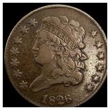 1826 Classic Head Half Cent LIGHTLY CIRCULATED