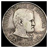 1922 Silver Half Dollar Grant Commemorative NEARLY