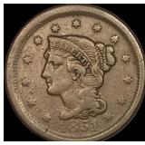 1851 Braided Hair Large Cent LIGHTLY CIRCULATED