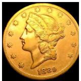 1889-CC $20 Gold Double Eagle