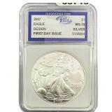2007 Silver Eagle IGS MS70