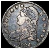 1834 Capped Bust Half Dollar LIGHTLY  CIRCULATED