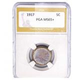 1917 Buffalo Nickel PGA MS65+