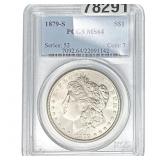 1879-S Morgan Silver Dollar PCGS MS64