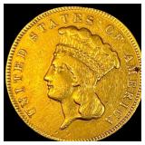 1874 $3 Gold Indian Princess Head HIGH GRADE