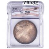 1996 Silver Eagle ICG MS68