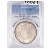 1891-O Morgan Silver Dollar PCGS MS62