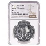 2023 Austria 1oz Silver 1.5 Euro-Vienna Philharmon