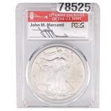 2017 Silver Eagle PCGS MS70 First Day of Issue