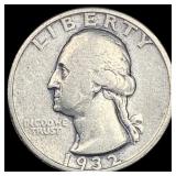 1932-D Washington Silver Quarter NICELY CIRCULATED