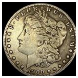 1900-S Silver Morgan Dollar NEARLY UNCIRCULATED