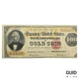 1882 $100 U.S. Treasury Gold Certificate 10