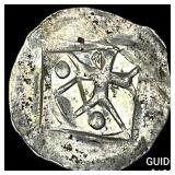 1250-1300 Germany SIlver Hand Heller NEARLY UNCIRC