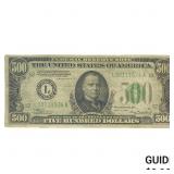 1934 $500 United States Federal Reserve Note 7