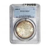 1880-S Morgan Silver Dollar PCGS MS62
