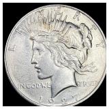 1927 Silver Peace Dollar CLOSELY UNCIRCULATED